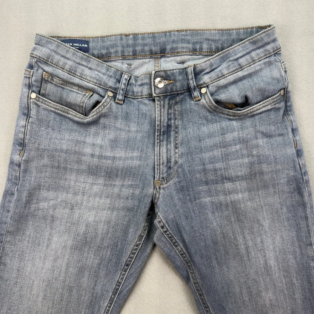Peter Millar Collection Straight Leg Jeans 33 Blue